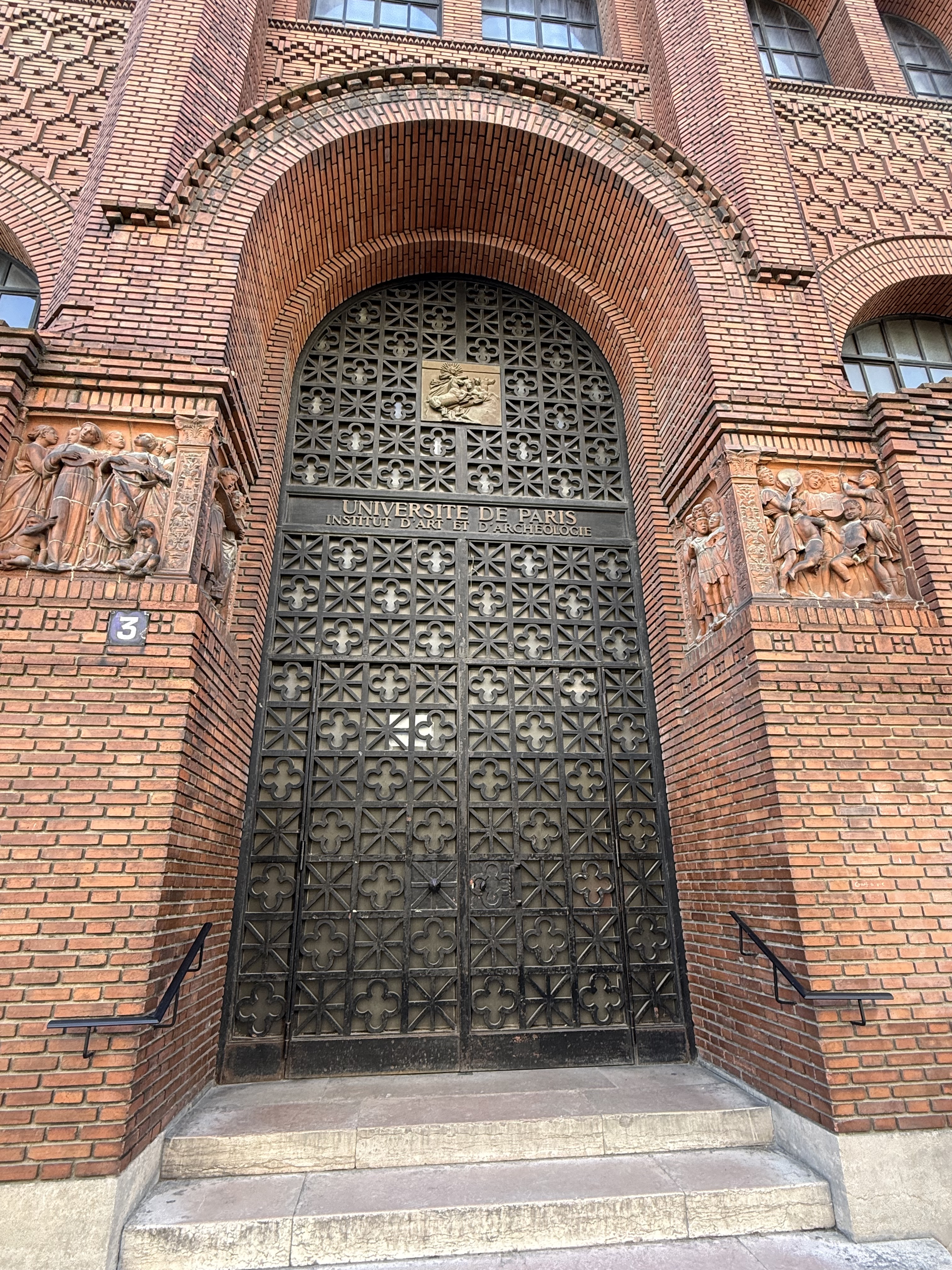 This is the ornate door of the University