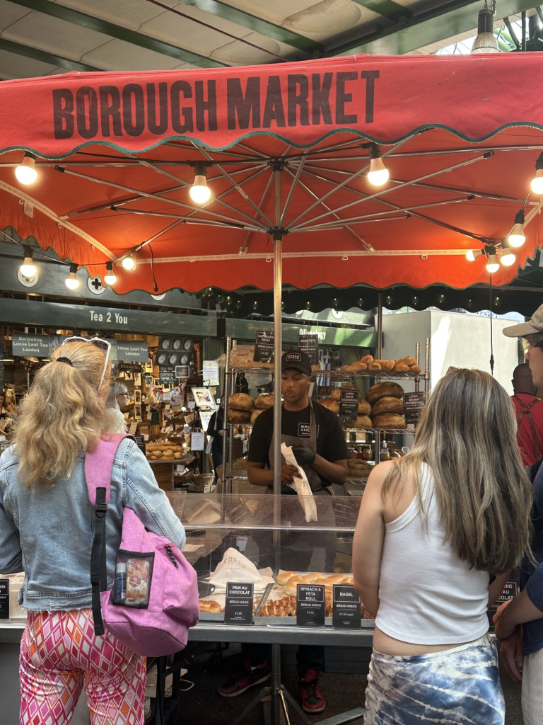 People shopping at Borough Market