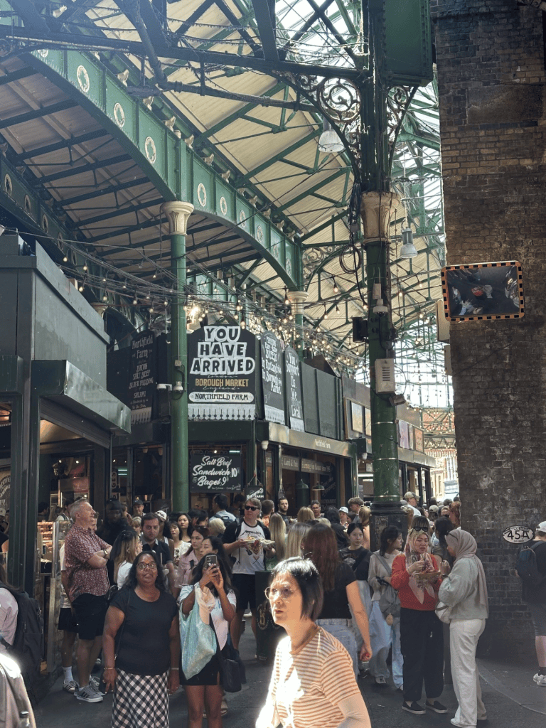 
I took this photograph as I walked into Borough Market